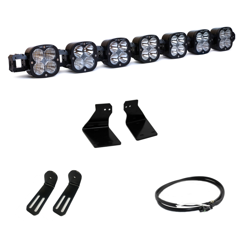 Ford Super Duty LED Lights - Baja Designs - 7 XL Linkable with Upfitter - `20-`27